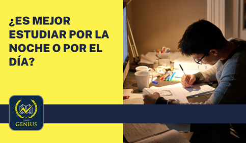 mejor estudiar por la noche